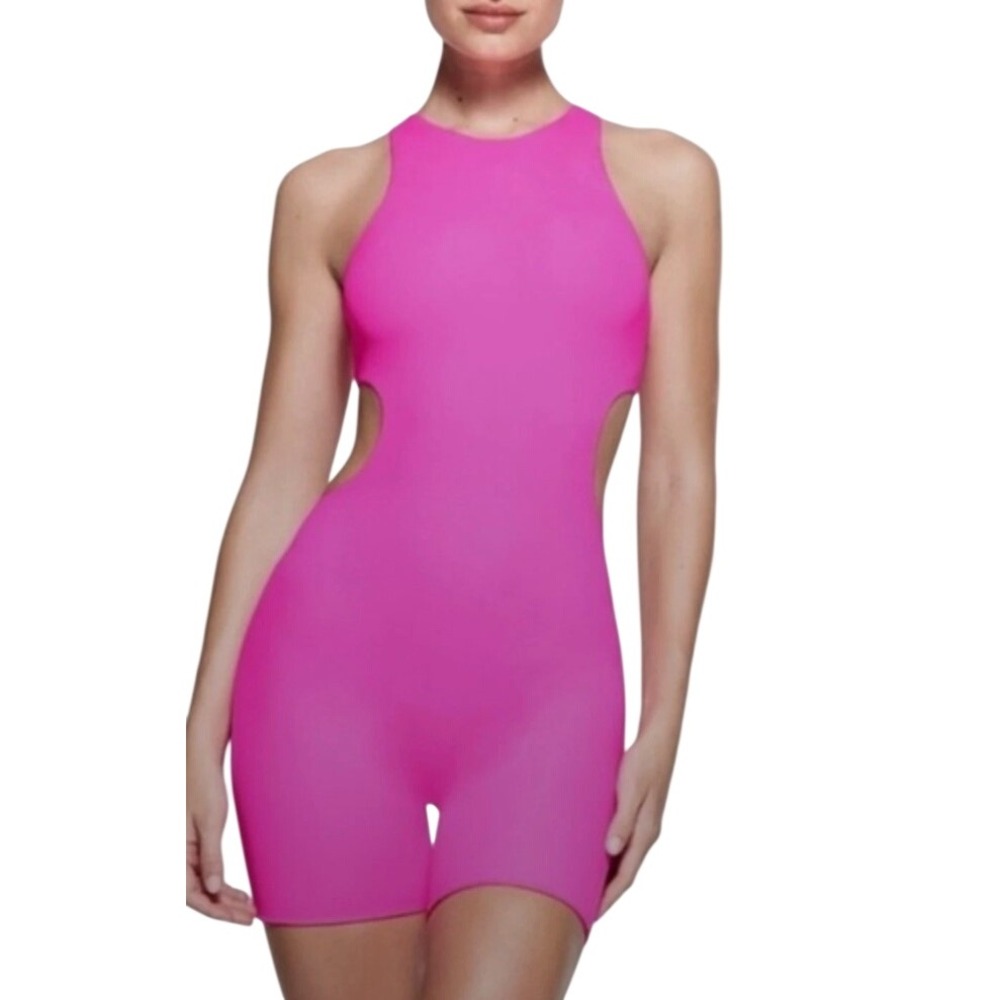 Skims Fits Everybody BodySuit BO-THG-3044 Neon Pink